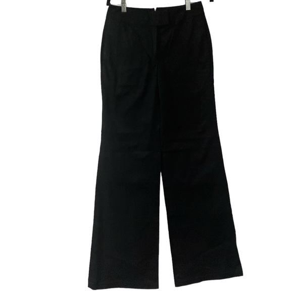 Adam lippes pants black trousers wide‎ leg NEW size 2 - Picture 1 of 6